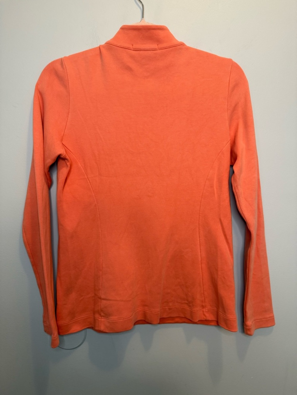 Fairway & Greene Masters Golf Peach Coral Quarter Zip Pullover Size Small Preppy - Picture 2 of 7